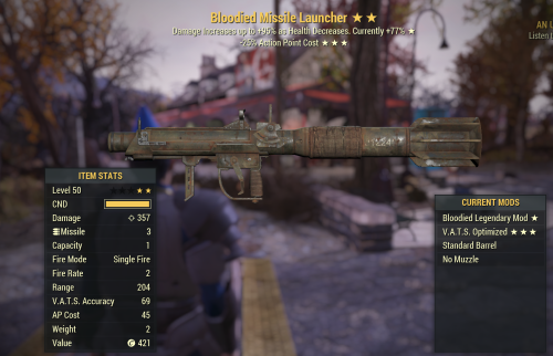 B 25 missle launcher