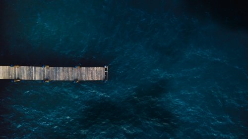 the dock