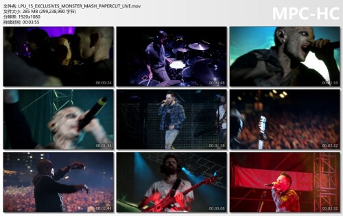 A proshot video of Papercut with some backstage footage was released as an LPU Exclusive in 2016. On Halloween 2016, the band made the video public.

链接：https://pan.baidu.com/s/1U8omImIg5U5M4g3XDLvTFA 
提取码：lpnb
