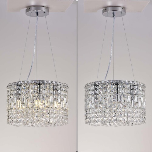 Chrome Crystal Chandelier (4)