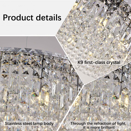 Chrome Crystal Chandelier (6)