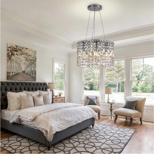 Chrome Crystal Chandelier (9)